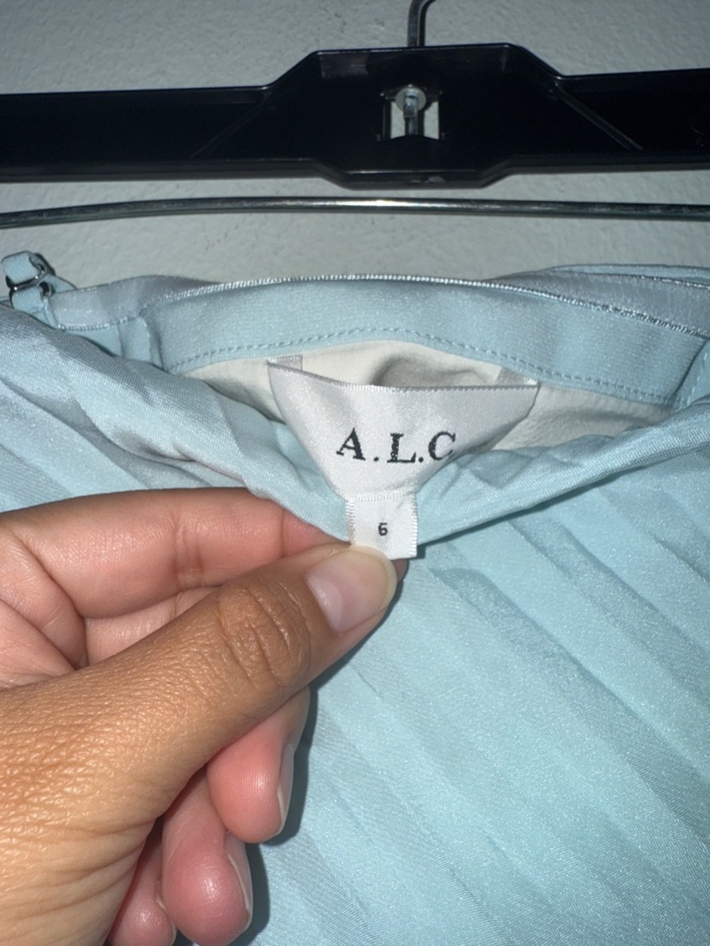 A.L.C. Blue Layla Dress Size 6 - Picture 3 of 3
